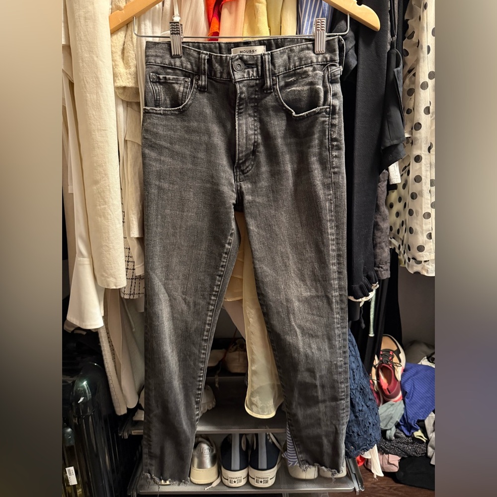 Moussy Vintage Charcoal Jeans